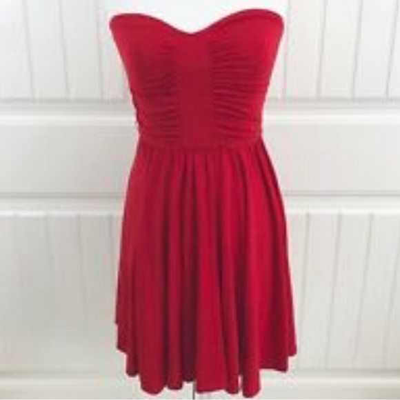 ANTHROPOLOGIE / COREY LYNN CALTER STRAPLESS MINI DRESS - Picture 2 of 5